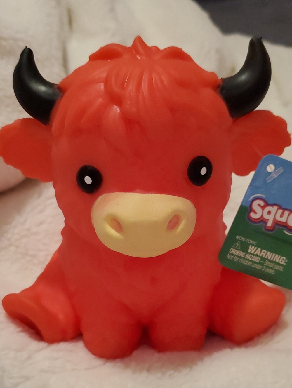 Squeeezy-Style Soft Squeeze Red Highland Cow